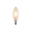 E14 LED Filament Candle 98x35mm Amber Glass