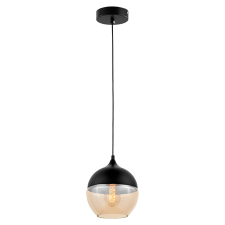 LAMPA WISZĄCA LOFT INDUSTRIALNA CZARNA ALBION