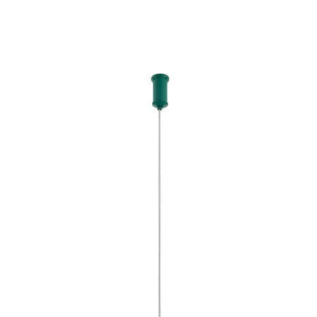 Lampa wisząca MODERNO 80 cm -szmaragdowa z białymi kloszami