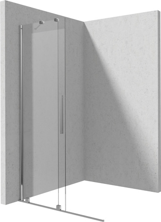 Ścianka prysznicowa walk-in 140 cm - przesuwna