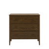 Camden 3 Drawer Chest Walnut 870x450x870mm