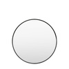 Holworth Round Mirror Black 600x35x600mm