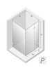 NZ4 Kabina prysznicowa EVENTA GOLD SHINE PLUS 1D prostokątna P 110x90x200 szkło czyste 8mm Active Shield 2.0