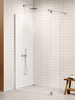 Kabina prysznicowa NESTA WALK-IN U 70x200 + skrzydło 40cm szkło czyste 8mm Active Shield 2.0