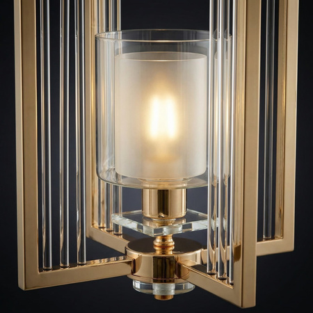 NOWOCZESNA LAMPA WISZĄCA LOFT ZŁOTA MANHATTAN W1