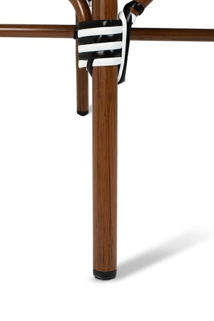 Krzesło ogrodowe CAFE AZURE biały /       czarny