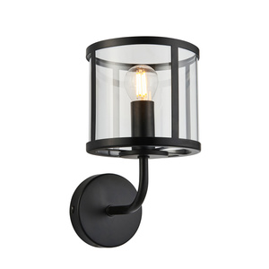 Hopton 1 Wall Light Black