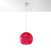 Lampa wisząca BALL czerwona