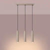 Lampa wisząca LAGOS 3L taupe