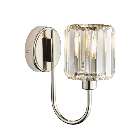 Berenice 1 Wall Light Bright Nickel