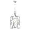 LAMPA SUFITOWA ART DECO CHROMOWANA ELMONT W3
