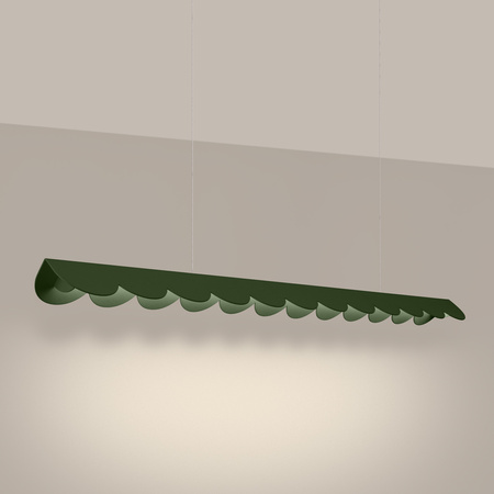 Lampa wisząca BISCUIT zielona oliwka LED 3000K