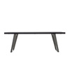 Newington Dining Table Black 2200x1000x770mm
