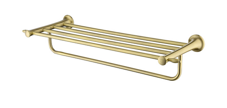 LACRIMA WIESZAK NA RĘCZNIK 60 CM Z PÓŁKĄ, STARY BRĄZ