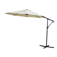Parasol Vazzano 3 m Cantilever kremowy