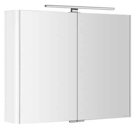 LUCIE szafka z lustrem z oświetleniem LED, 86x70x17cm, biała