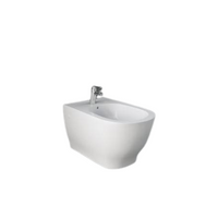 MOON Bidet podwieszany 56x36 cm biały połysk