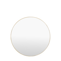 Highline Round Mirror Brass 750x20x750mm