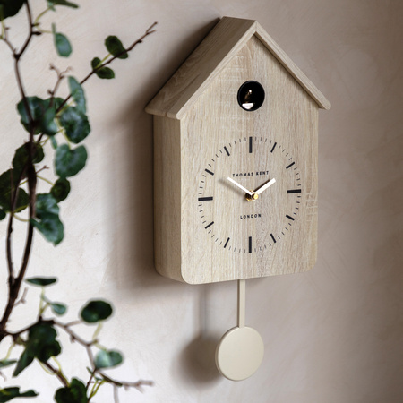 Cuckoo Clock Washed Oak 210x430x75mm