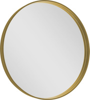 NOTION lustro w ramie, ø 80cm, złoty mat