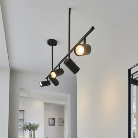 Rez 5 Ceiling Light Black