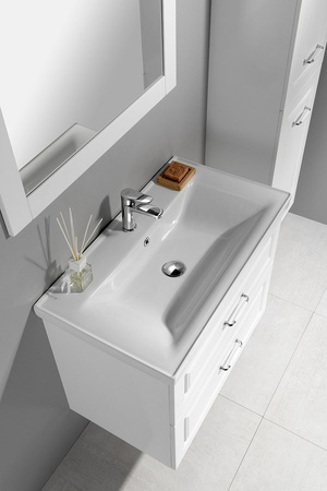 FAVOLO szafka umywalkowa 86,5x60x44,6cm, biały mat