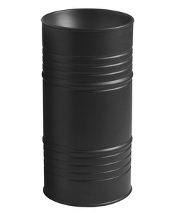 BARREL umywalka cer. do umieszczenia przy ścianie 42x90x42cm, czarny matowy