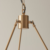 Chester 6 Pendant Light Fitting Aged Brass