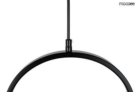 MOOSEE lampa wisząca SPINNER 19 czarna