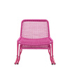 Sassano Lounge Chair with Footstool Pink