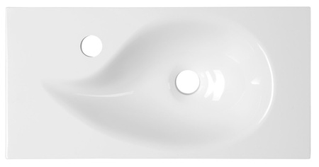 AQUA umywalka kompozytowa 50,5x25cm, biały