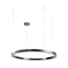 Lampa wisząca CIRCLE 120 cm - LED, ring tytan szczotkowany
