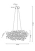 MOOSEE lampa wisząca MONETE 80 chrom
