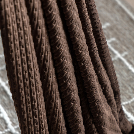 Winson Flannel Throw Chocolate 1400x1800mm