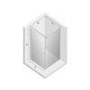 KABINA NEW SOLEO PROSTOKĄTNA U 100x90x195 CZYSTE 6mm ACTIVE SHIELD