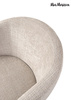 MaMaison krzesło SHELLY beżowe