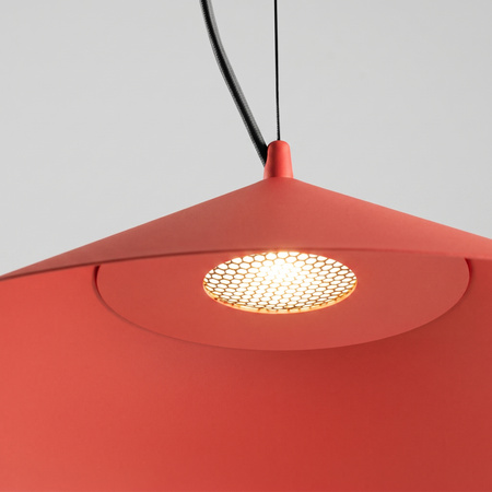 Lampa wisząca FINT czerwona LED 3000K