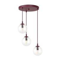 COSMO 3PREM BURGUNDY TRANSPARENT
