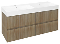 FILENA szafka umywalkowa 118x51,5x43cm, dąb