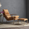 Fabien Lounger Ochre 650 x 960 x 920 mm