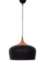 NOWOCZESNA SKANDYNAWSKA LAMPA WISZĄCA CZARNA CONSI