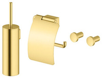 Zen Zestaw akcesoriów łazienkowych (Szczotkowany mosiądz)