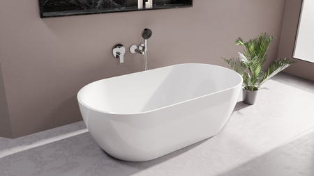 REDUTA wanna wolnostojąca 171x81x46cm, kompozyt, biały