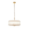 Valentina 5 Pendant Light Brushed Aged Brass