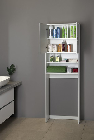 SIMPLEX ECO szafka na pranie 63x25x190cm, biały