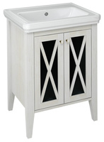 CROSS szafka umywalkowa 55x81x43cm, starobiała