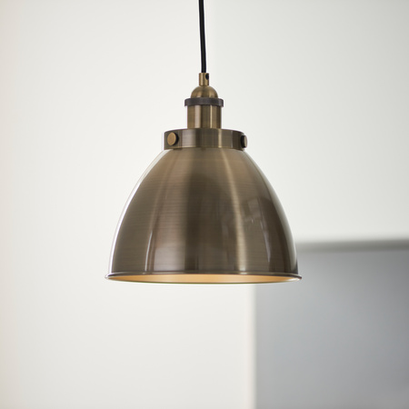 Franklin Pendant Light Antique Brass 400x1460mm
