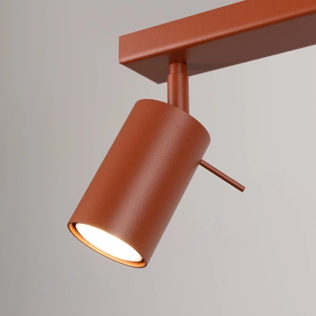 Plafon RING 6L ochra czerwona