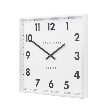 Buxton Wall Clock Chrome 50cm