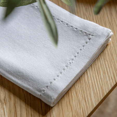 White Classic Napkin (4pk) White 450x450mm